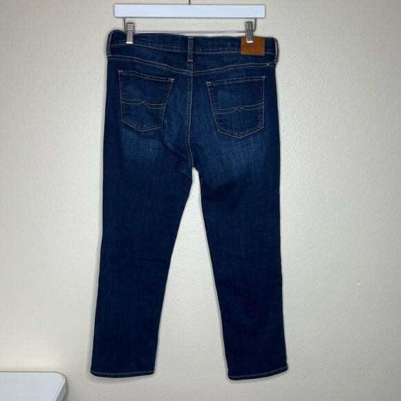 Lucky Brand Sweet Crop Blue Denim Medium Wash Jeans Classic 5 Pocket Women 10/30 - Picture 6 of 13